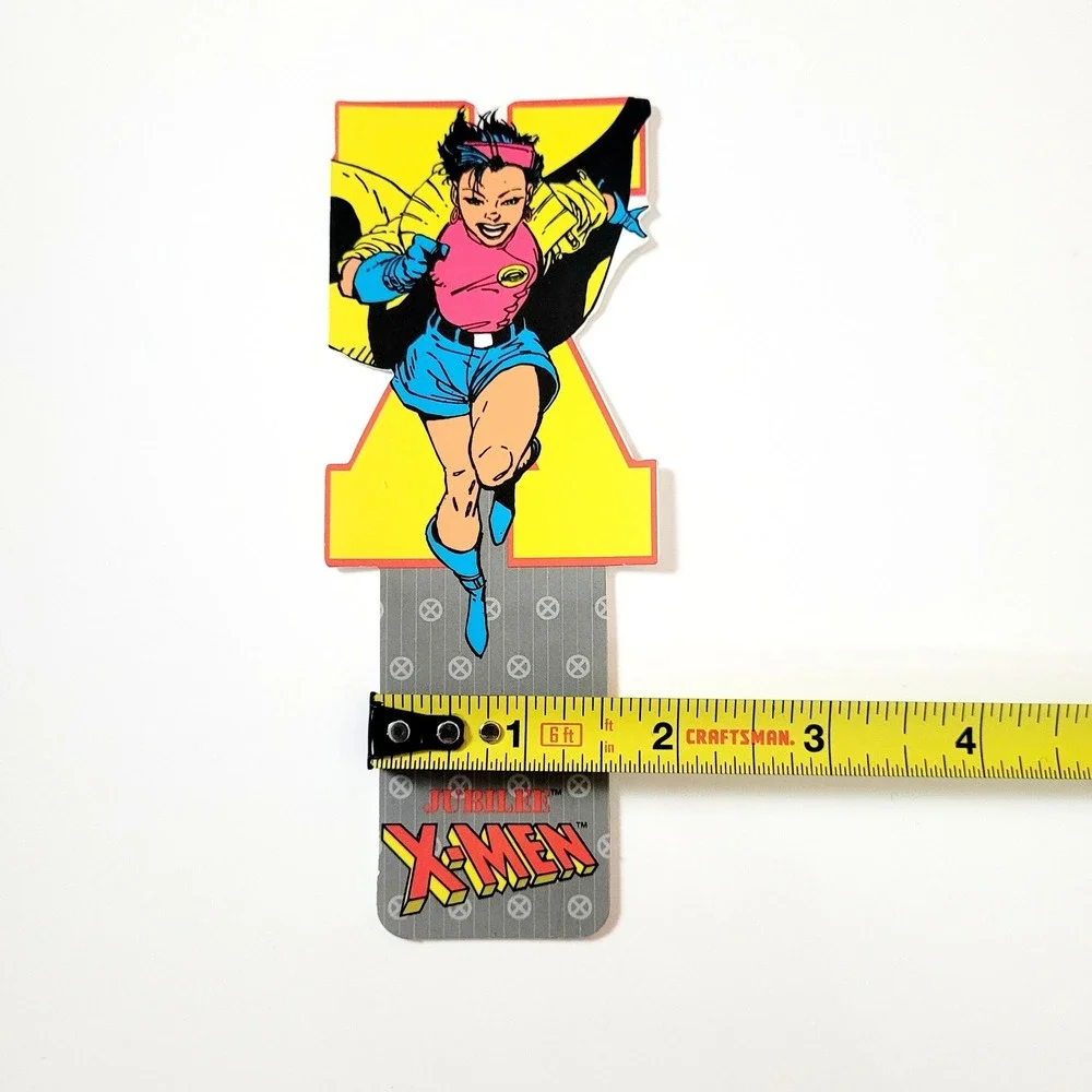 Vintage 90s X-Men Jubilee Bookmark die-cut Marvel Girl USA 1994 Antioch KS 32387